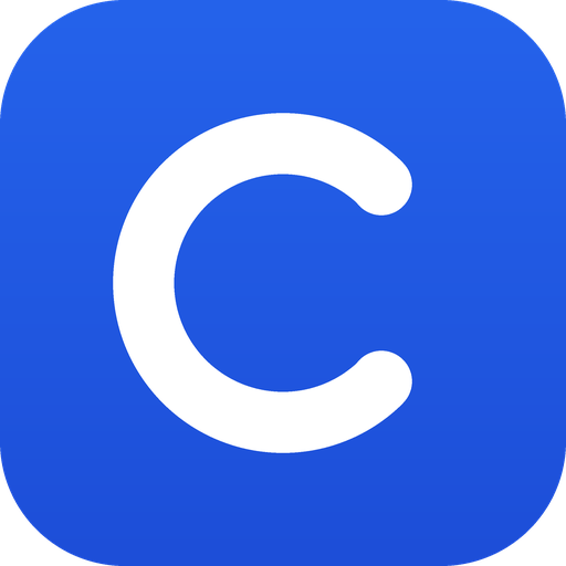 Icône Challengeur-C : fond bleu, lettre C blanche